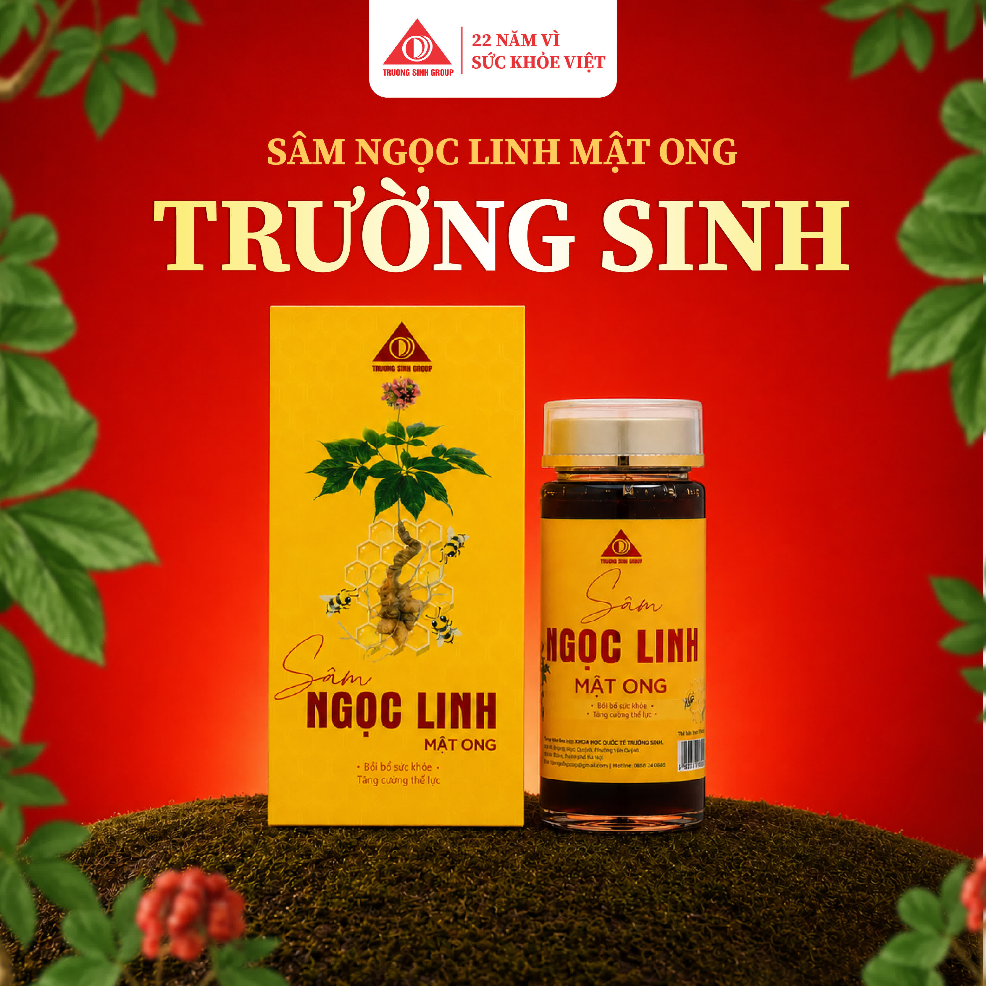 Sâm Ngọc Linh Mật Ong 70ml